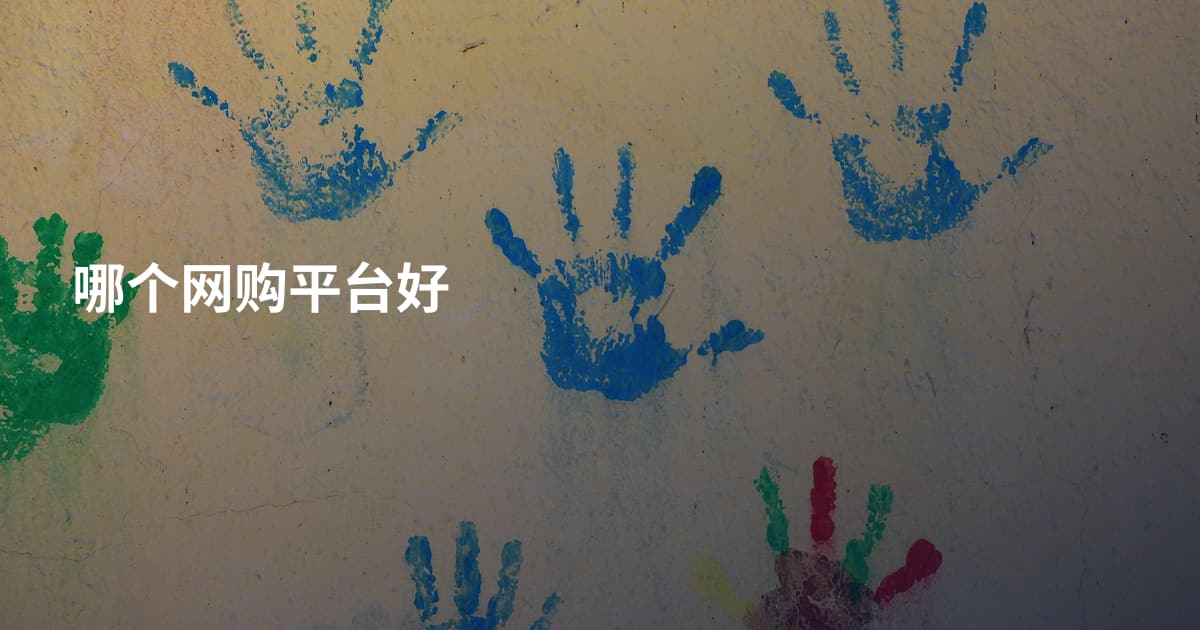 哪个网购平台好