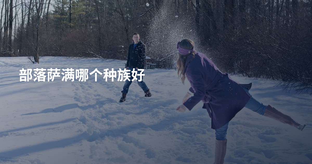 部落萨满哪个种族好