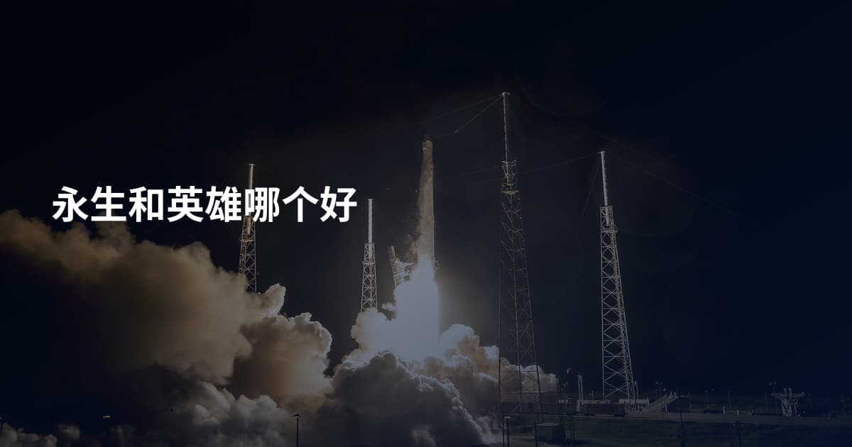 永生和英雄哪个好