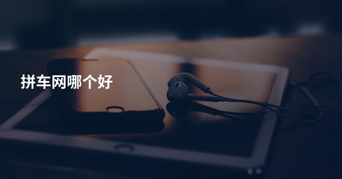 拼车网哪个好