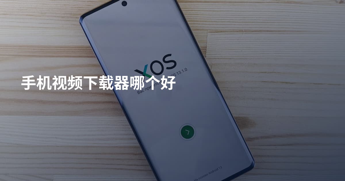 手机视频下载器哪个好