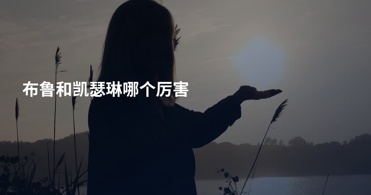 布鲁和凯瑟琳哪个厉害