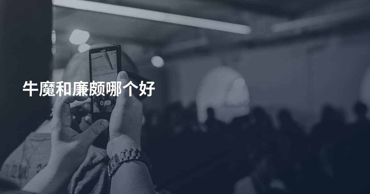 牛魔和廉颇哪个好