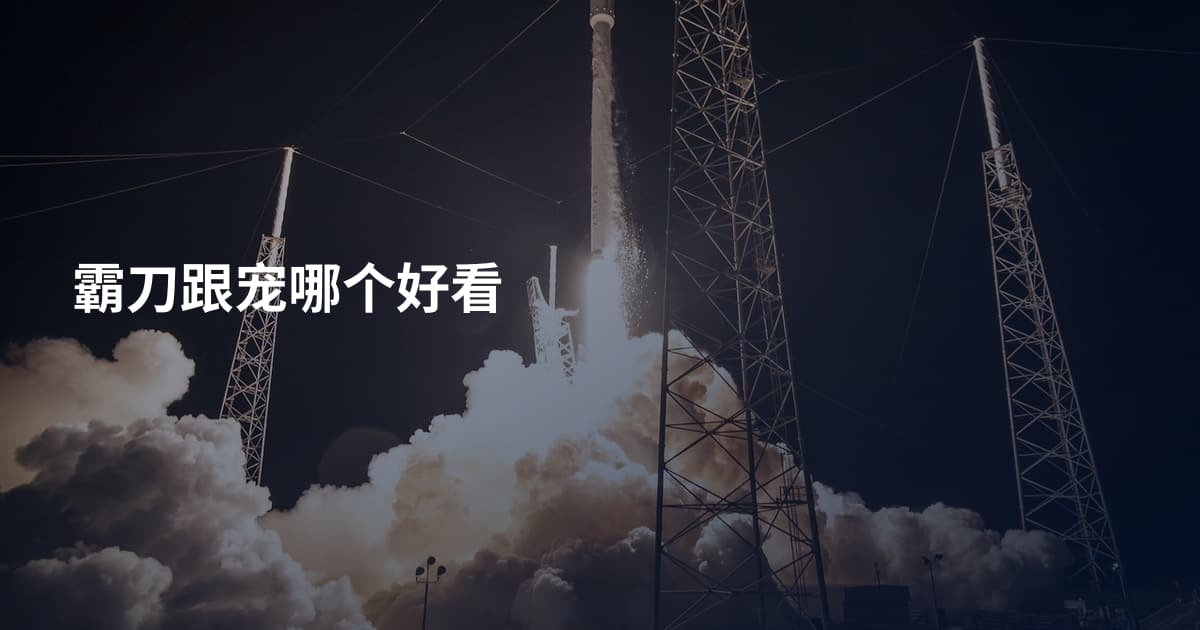 霸刀跟宠哪个好看