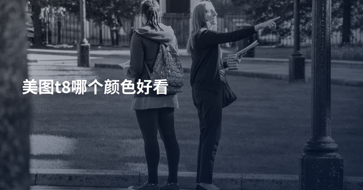 美图t8哪个颜色好看