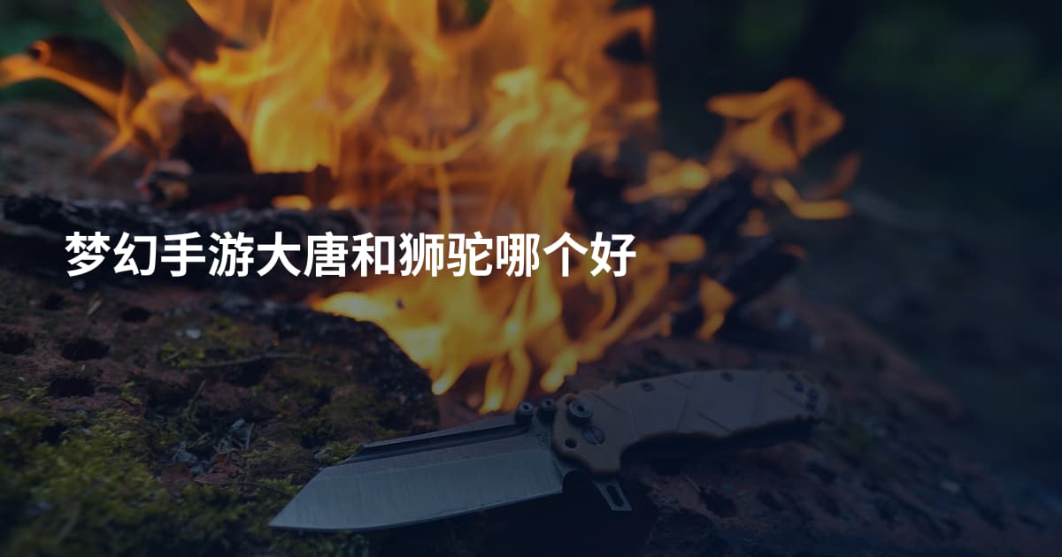 梦幻手游大唐和狮驼哪个好