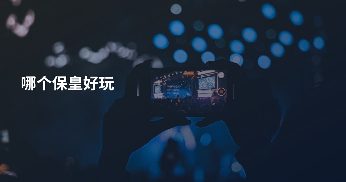 哪个保皇好玩