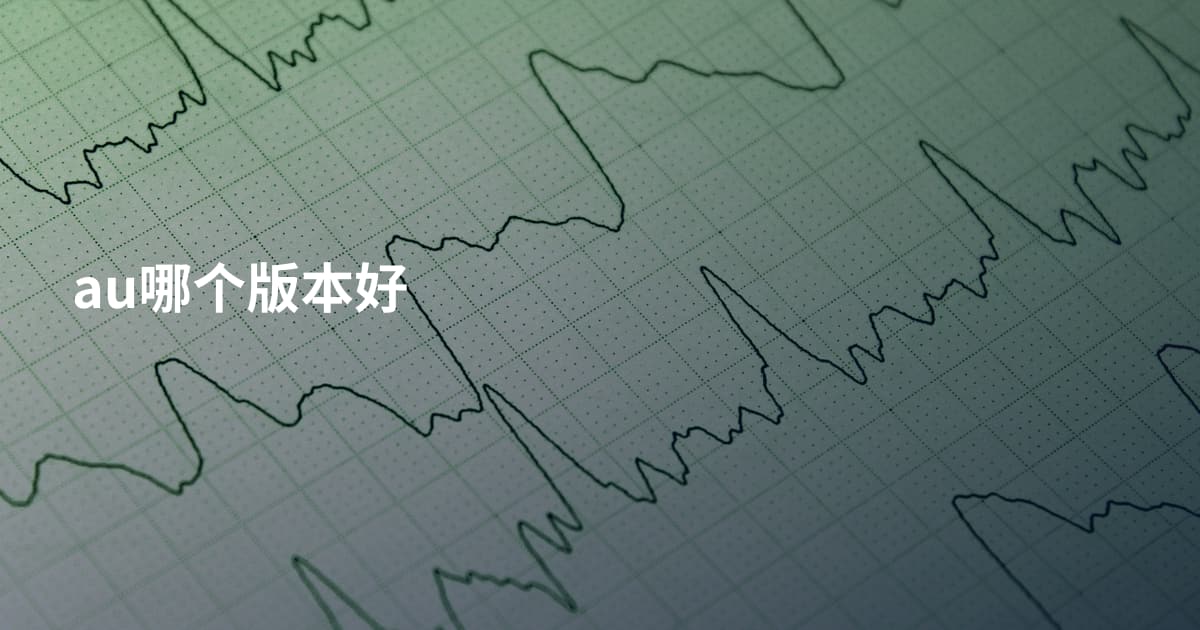 au哪个版本好