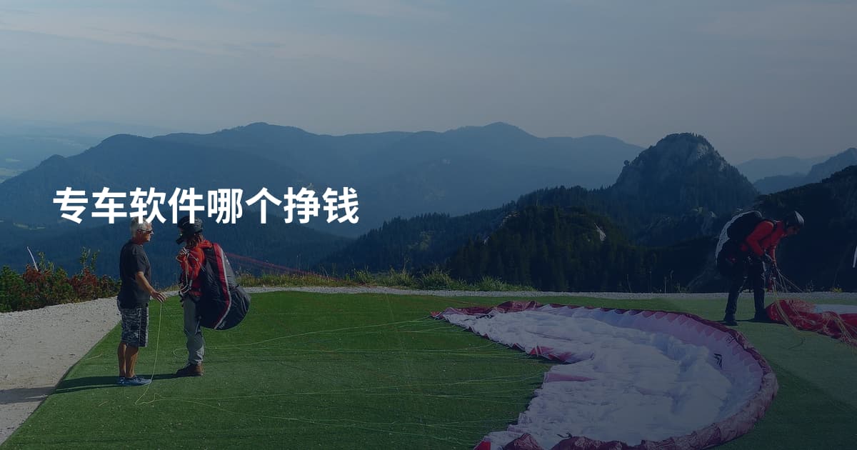 专车软件哪个挣钱