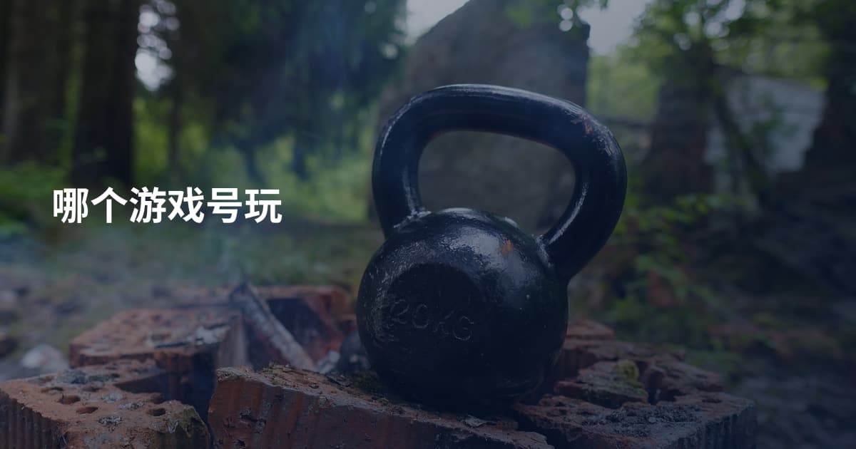 哪个游戏号玩