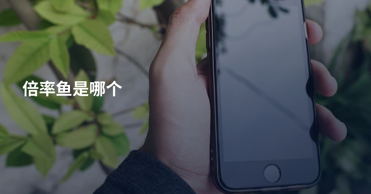 倍率鱼是哪个