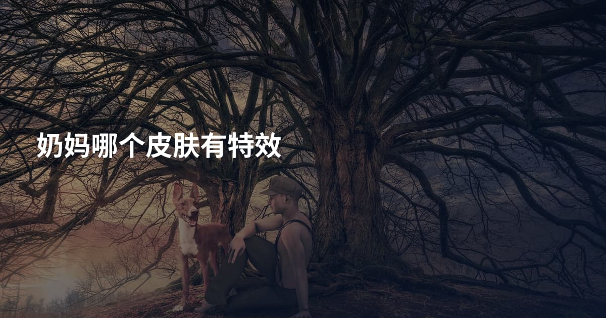 奶妈哪个皮肤有特效