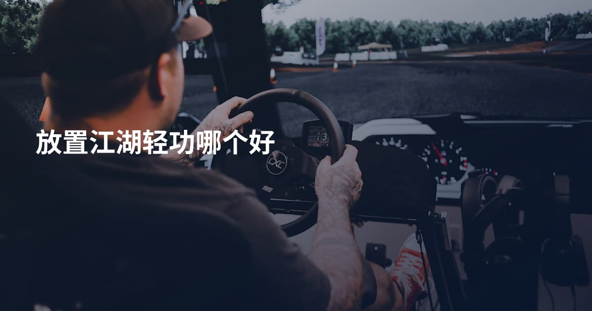 放置江湖轻功哪个好