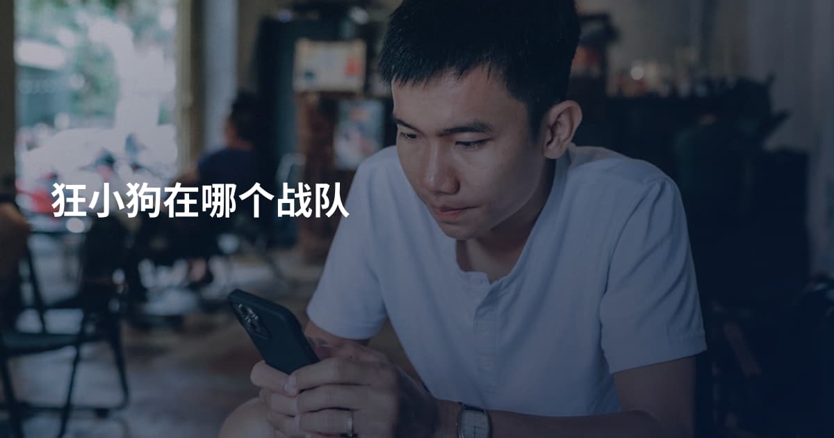 狂小狗在哪个战队