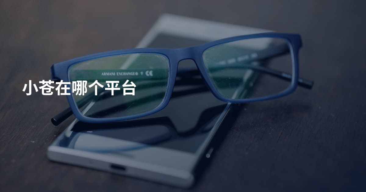小苍在哪个平台