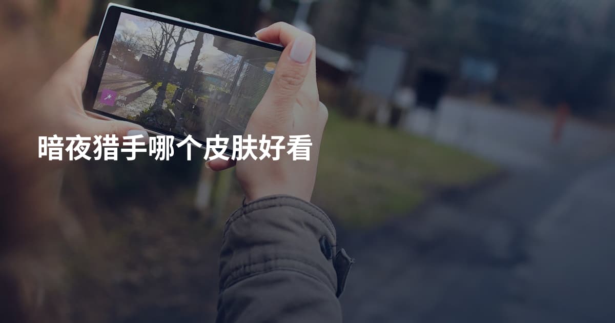 暗夜猎手哪个皮肤好看