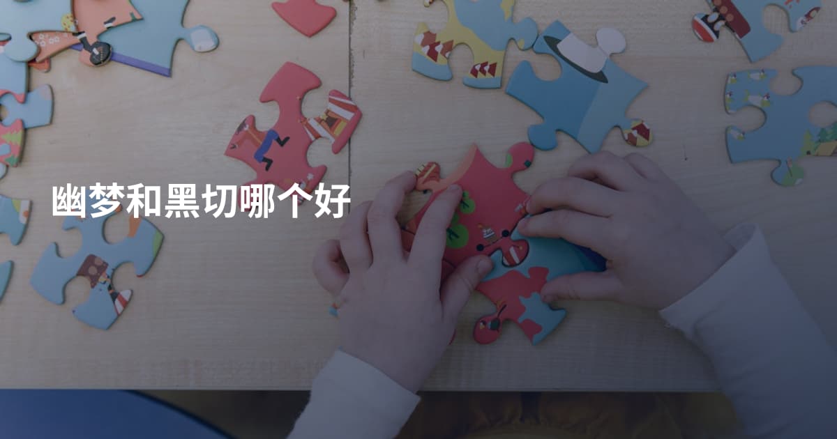 幽梦和黑切哪个好