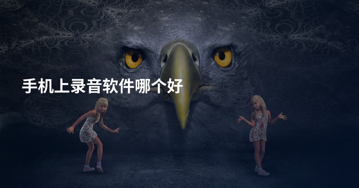 手机上录音软件哪个好