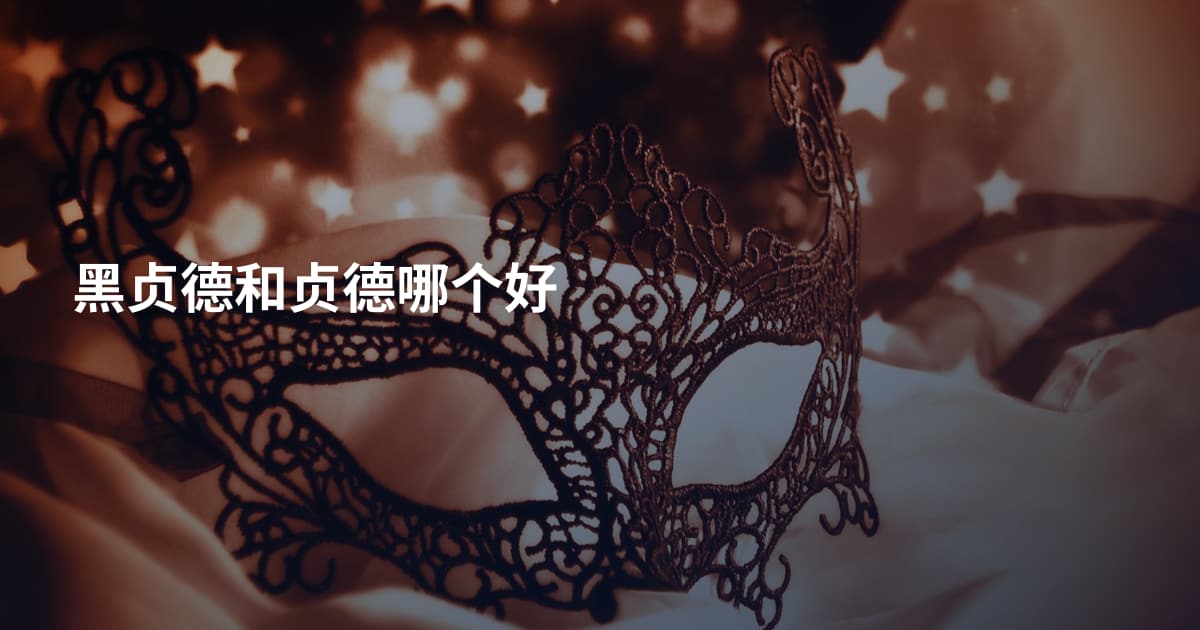 黑贞德和贞德哪个好