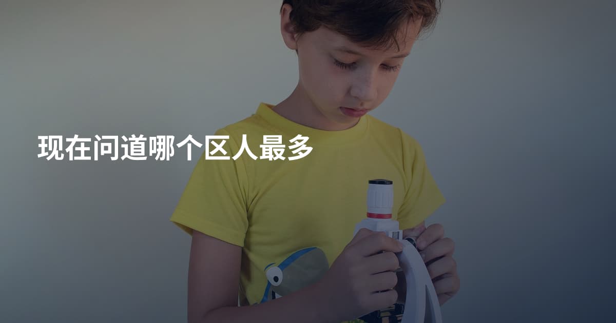 现在问道哪个区人最多