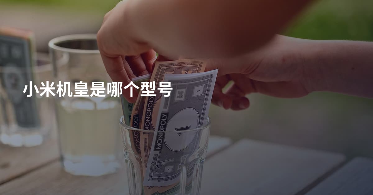 小米机皇是哪个型号