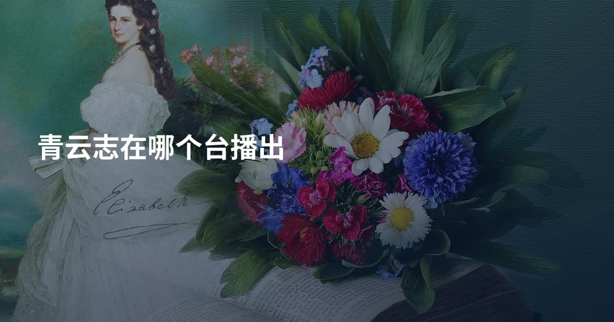 青云志在哪个台播出