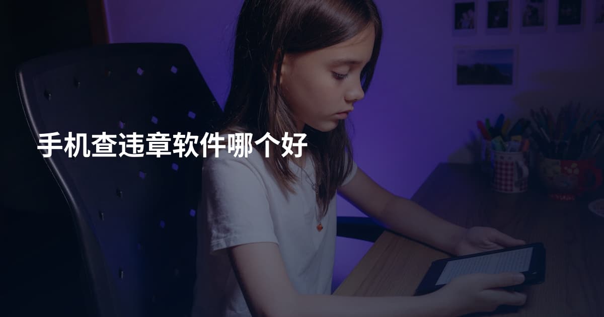 手机查违章软件哪个好