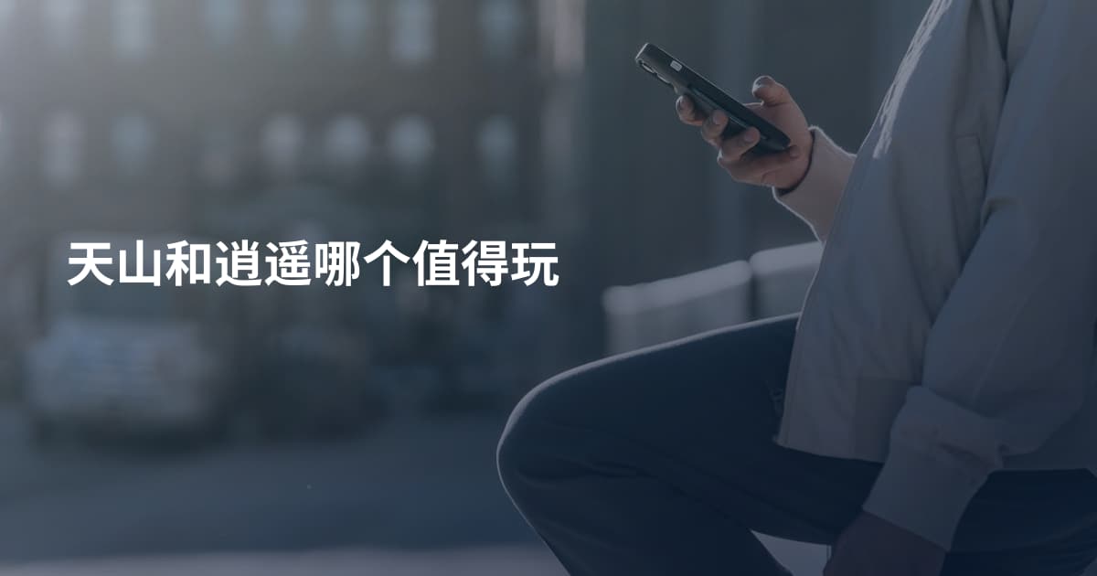 天山和逍遥哪个值得玩