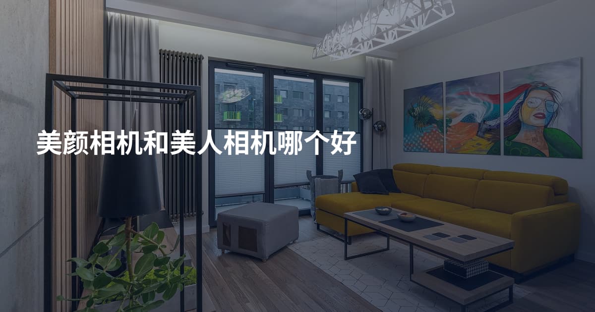 美颜相机和美人相机哪个好