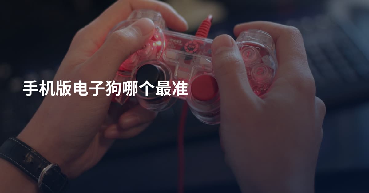 手机版电子狗哪个最准