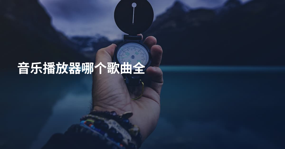 音乐播放器哪个歌曲全