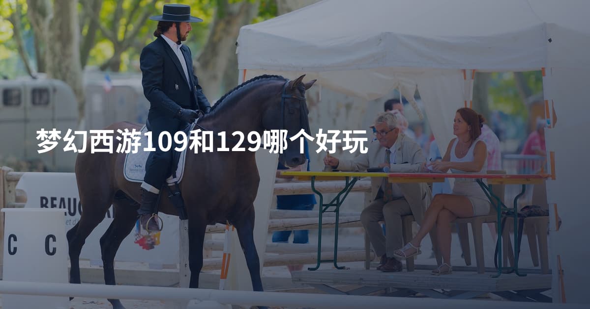 梦幻西游109和129哪个好玩