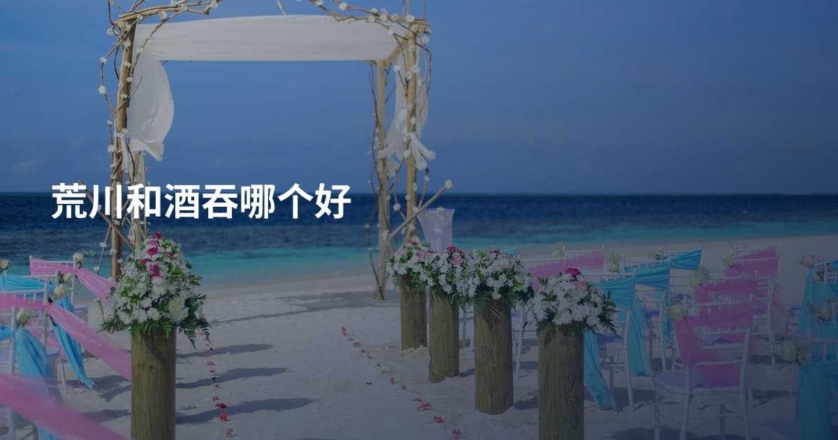 荒川和酒吞哪个好