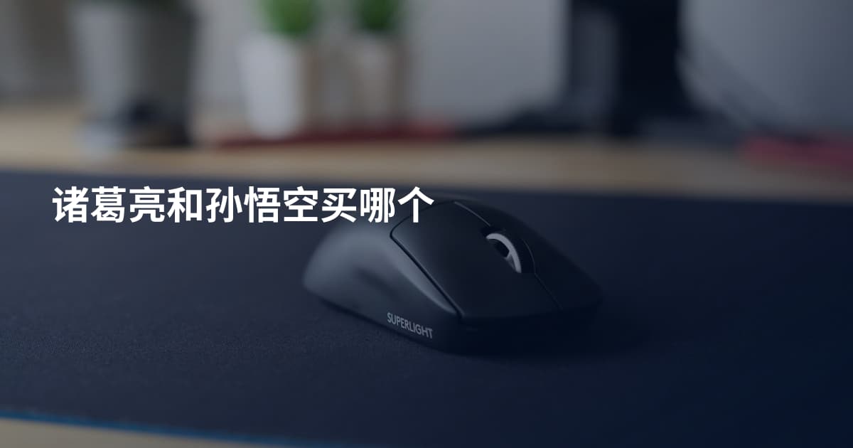 诸葛亮和孙悟空买哪个