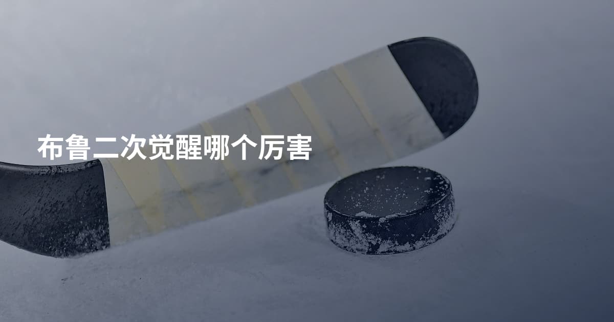 布鲁二次觉醒哪个厉害