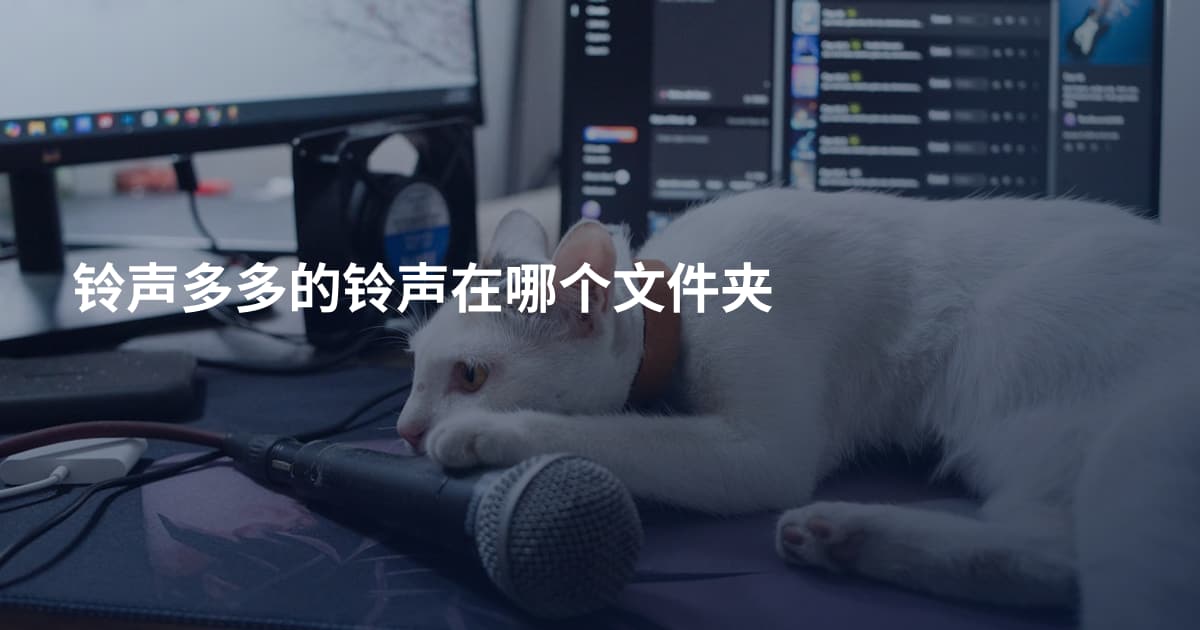 铃声多多的铃声在哪个文件夹