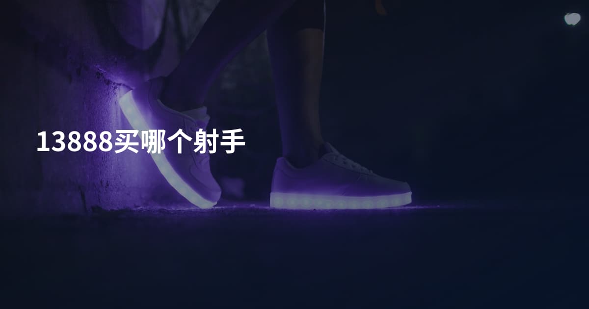 13888买哪个射手