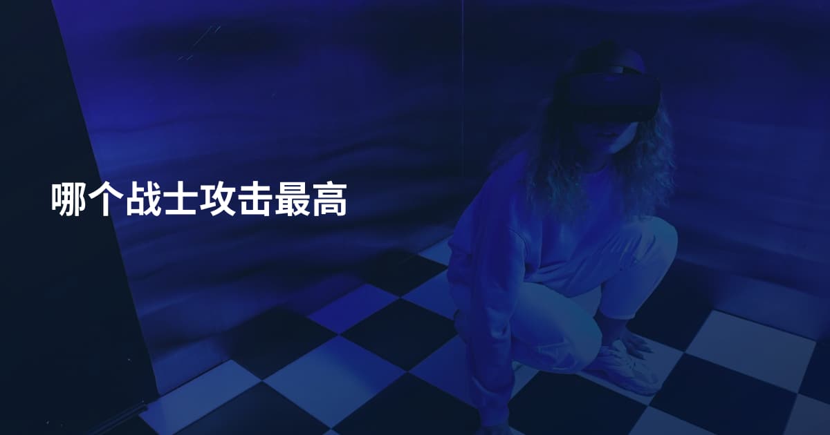 哪个战士攻击最高
