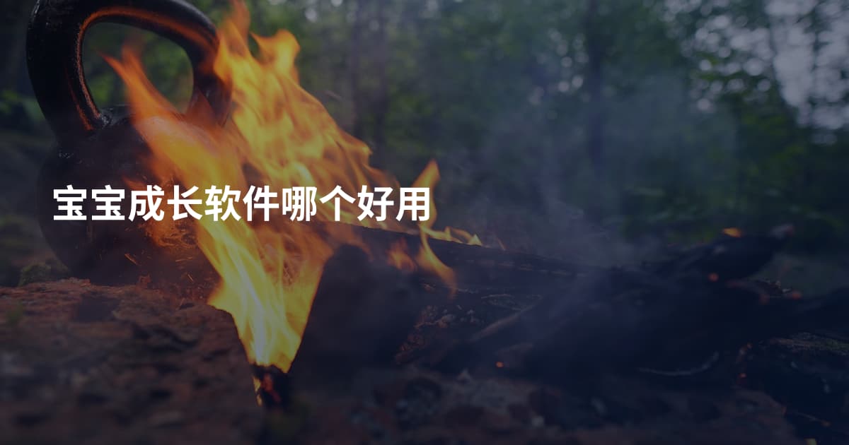 宝宝成长软件哪个好用