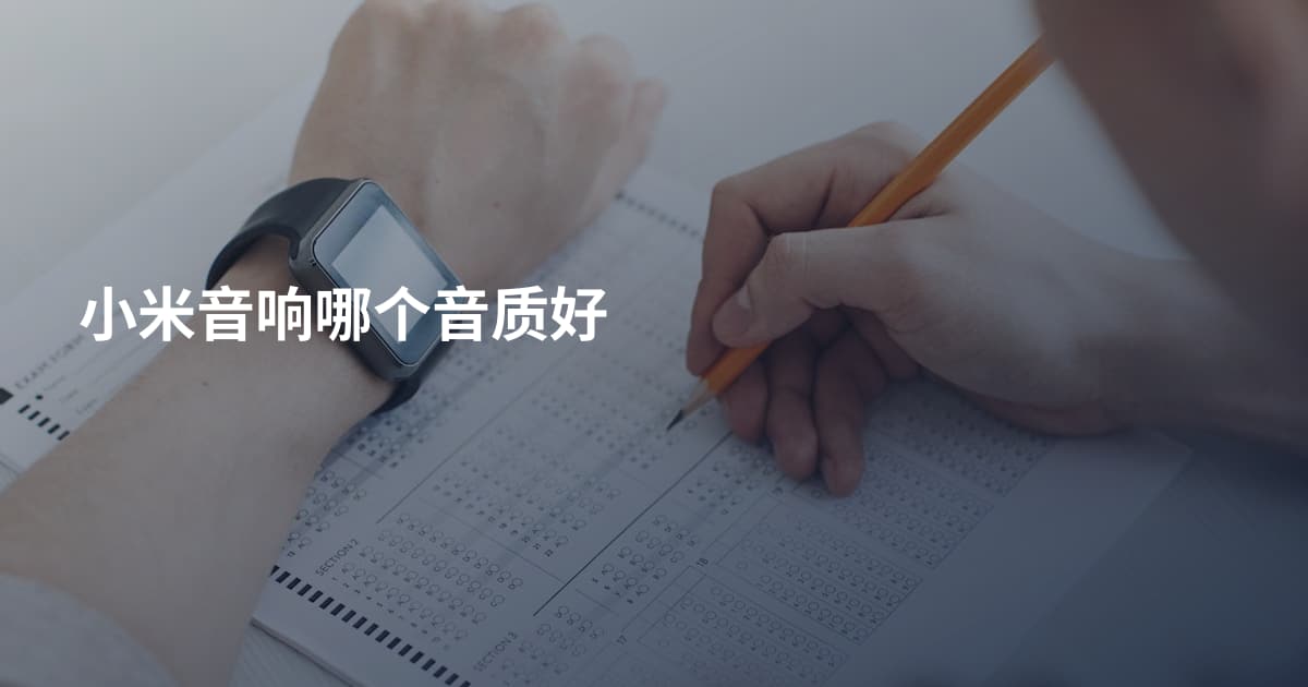 小米音响哪个音质好