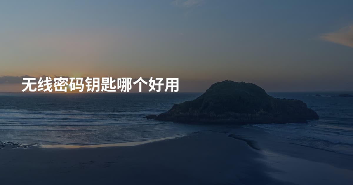 无线密码钥匙哪个好用