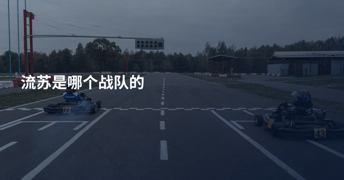 流苏是哪个战队的