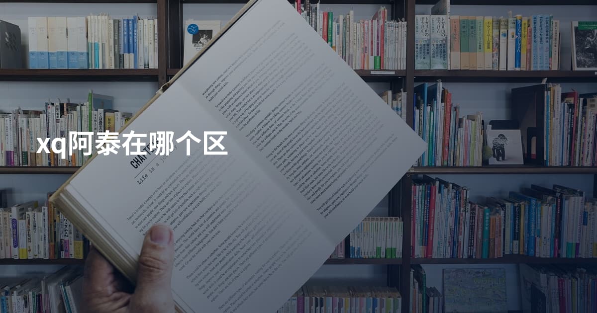 xq阿泰在哪个区