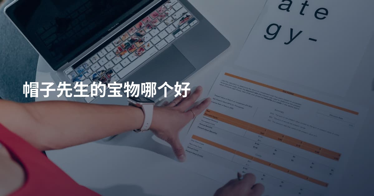帽子先生的宝物哪个好
