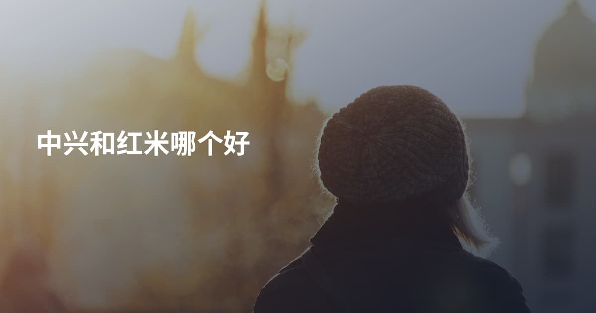 中兴和红米哪个好