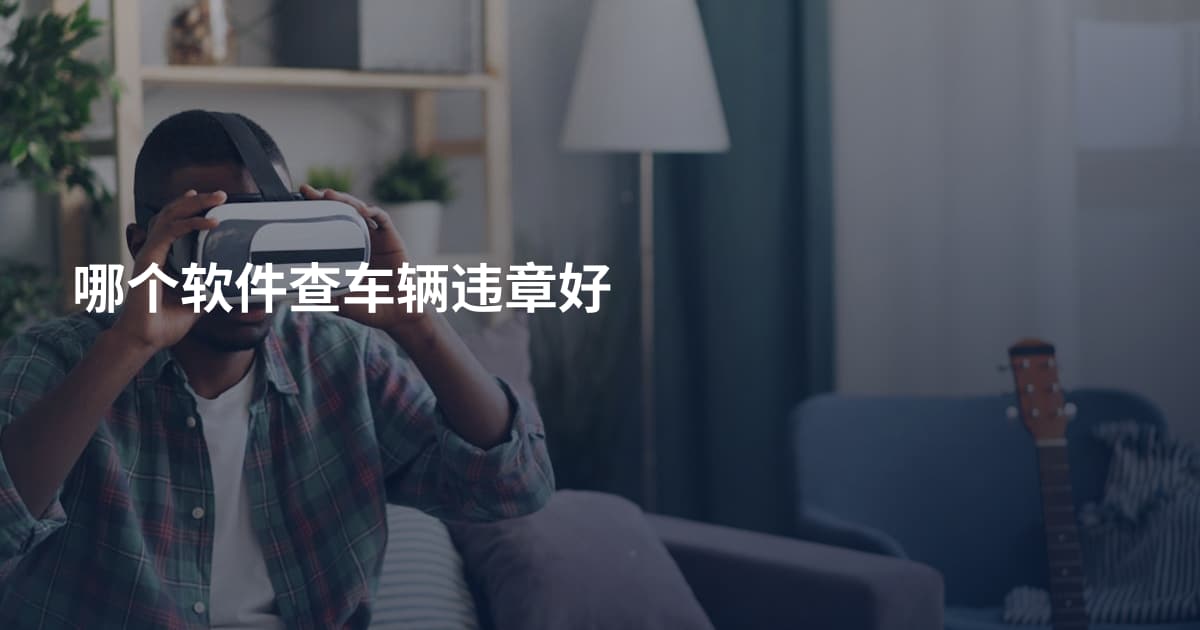 哪个软件查车辆违章好