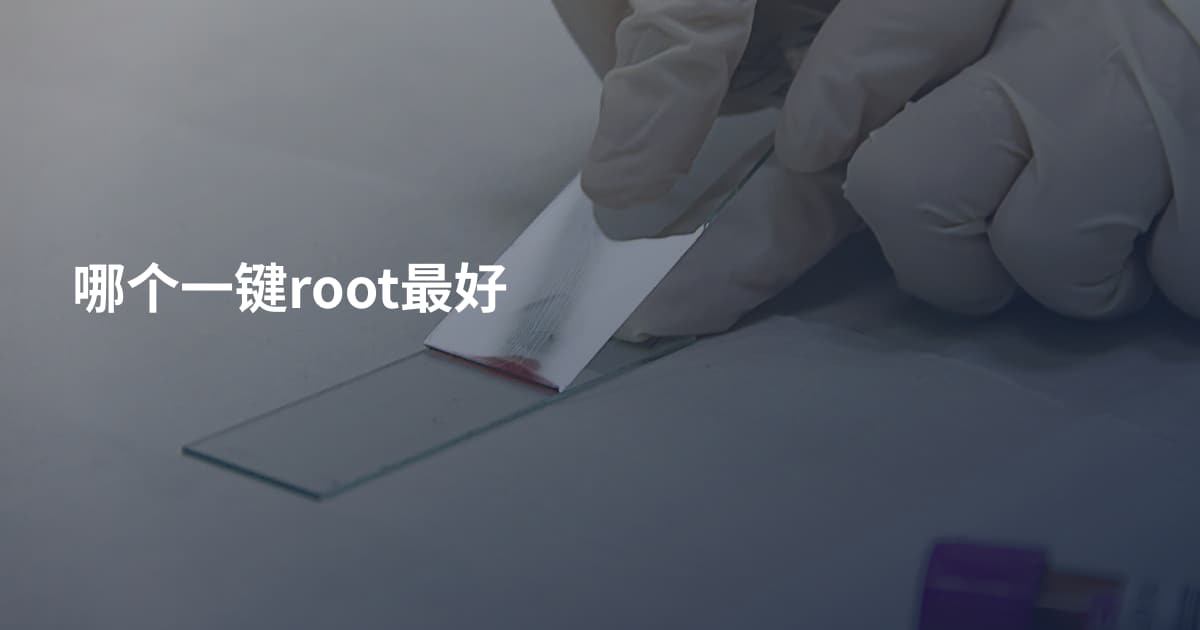 哪个一键root最好