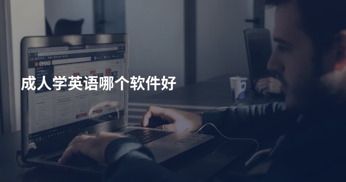 成人学英语哪个软件好