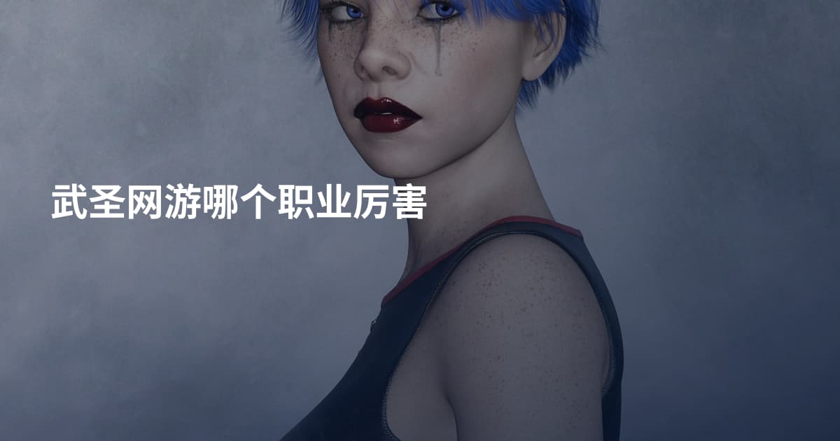 武圣网游哪个职业厉害