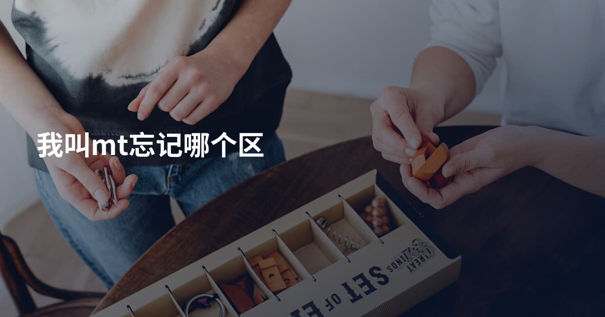 我叫mt忘记哪个区